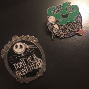 Reserved! Oogie Boogie & Jack Skellington pins